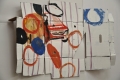 o.T. 2014 Acryl,Öl a. Wellp. 62x90 cm